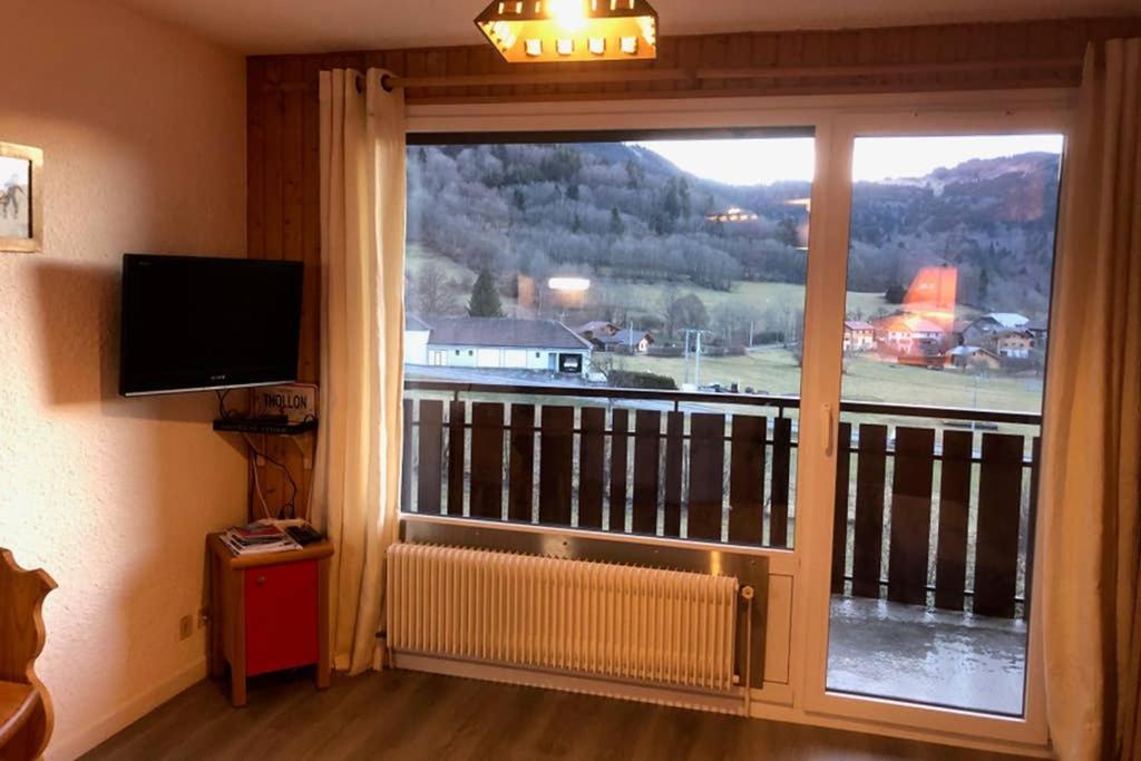 Studio Agreable Et Cosy Avec Vue Sur Les Memises Thollon-les-Memises Luaran gambar