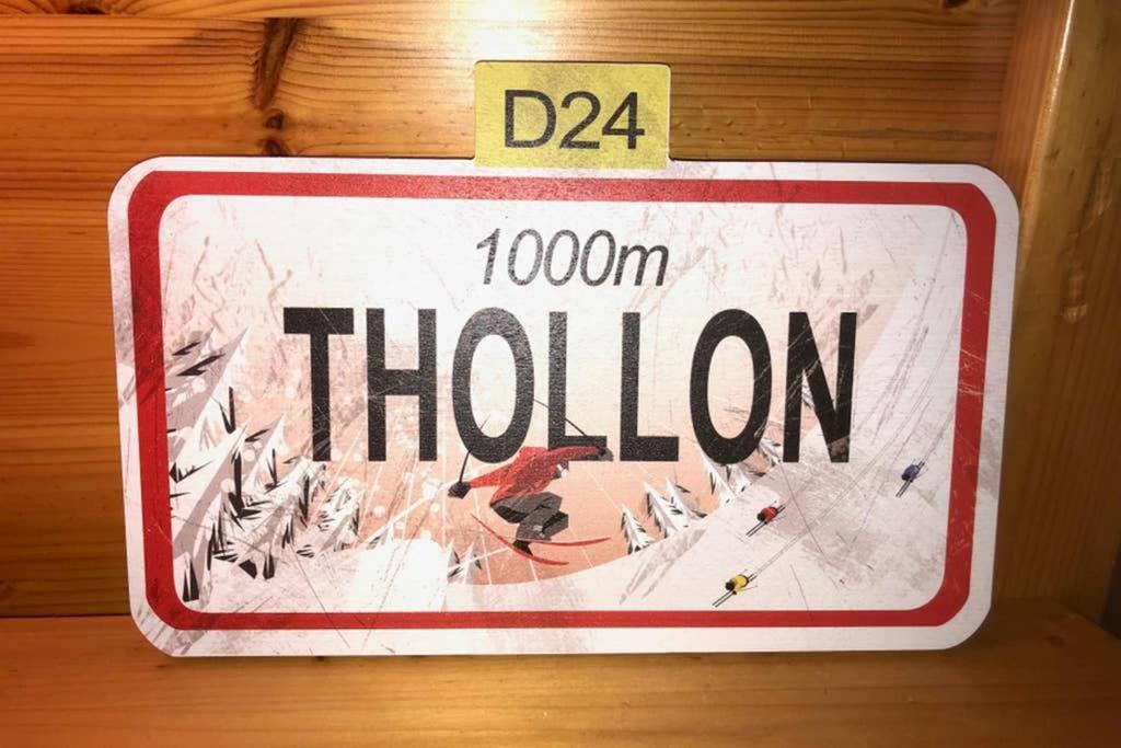 Studio Agreable Et Cosy Avec Vue Sur Les Memises Thollon-les-Memises Luaran gambar